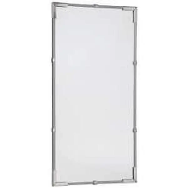 PRO-SAFE 24 in Rectangular Safety Mirror - Indoor Flat Traffic & Inspection Mirror with Acrylic Lens, Hardboard Backing for Home Decor, Room Accessories