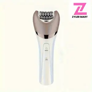 ZYLER 6-in-1 Electric Epilator & Cordless Waterproof Shaver Set - Lightweight USB Rechargeable Device with LED Light, Gentle Wet/Dry Hair Removal for Legs, Bikini Line, Cordless Storage, Usb Rechargeable Shaver