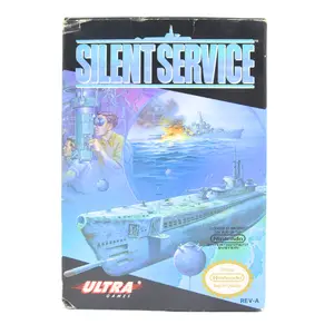 NES Cart Complete in Box - Silent Service