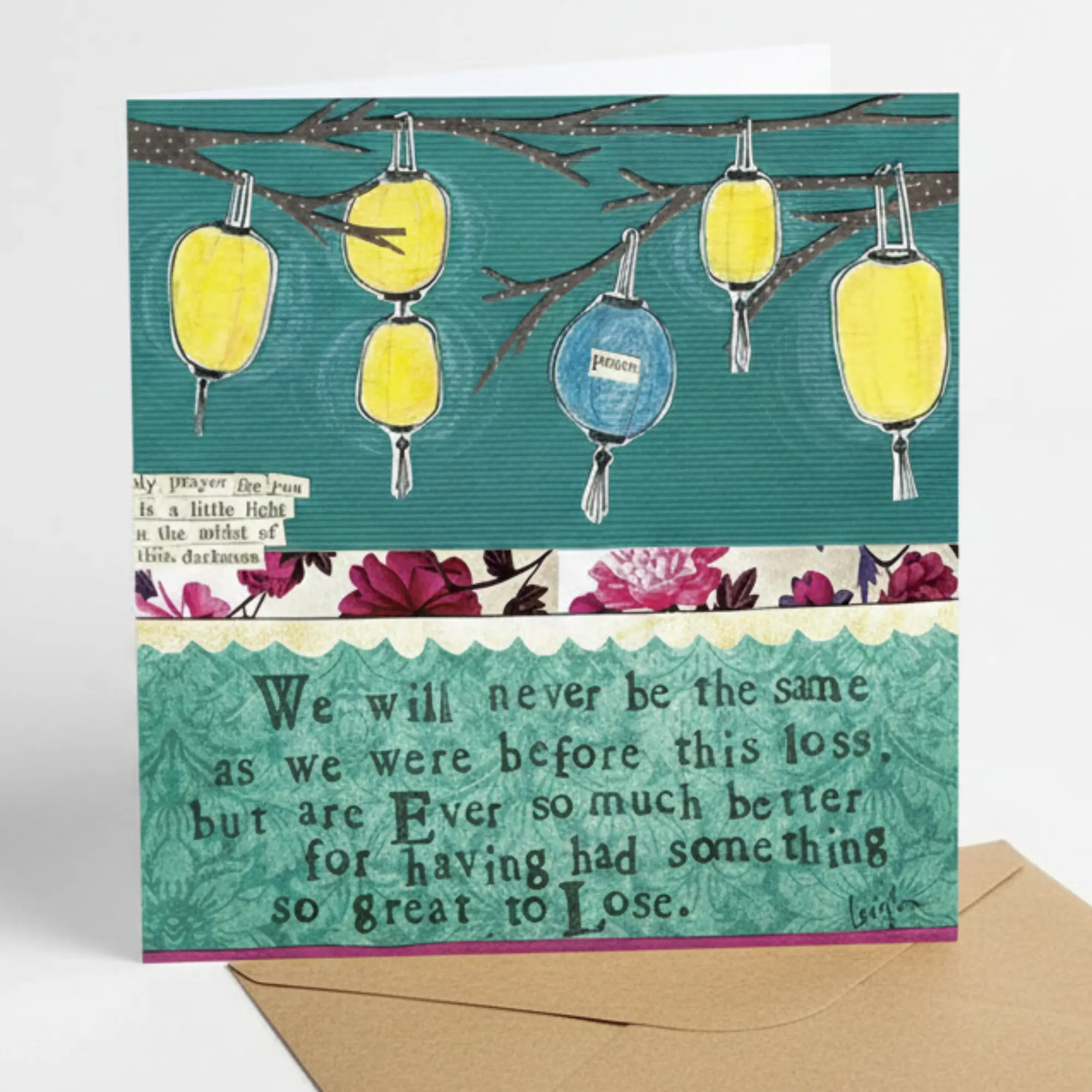 We Will Never Be The Same - Sympathy Card
