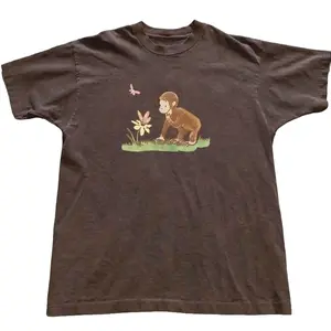 Curious George Tshirt Y2k Clothing,Vintage