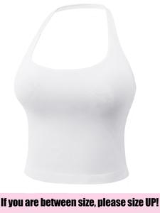 women's solid removable chest pad sports tank top, breathable comfortable sports top for yoga gym workout, ladies sportswear for all seasons, gym exercise activewear