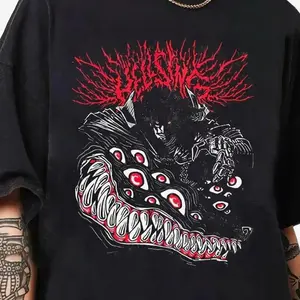 Berserk Vengeance Heavyweight Tee Gym Pump Cover Anime T-shirts 10