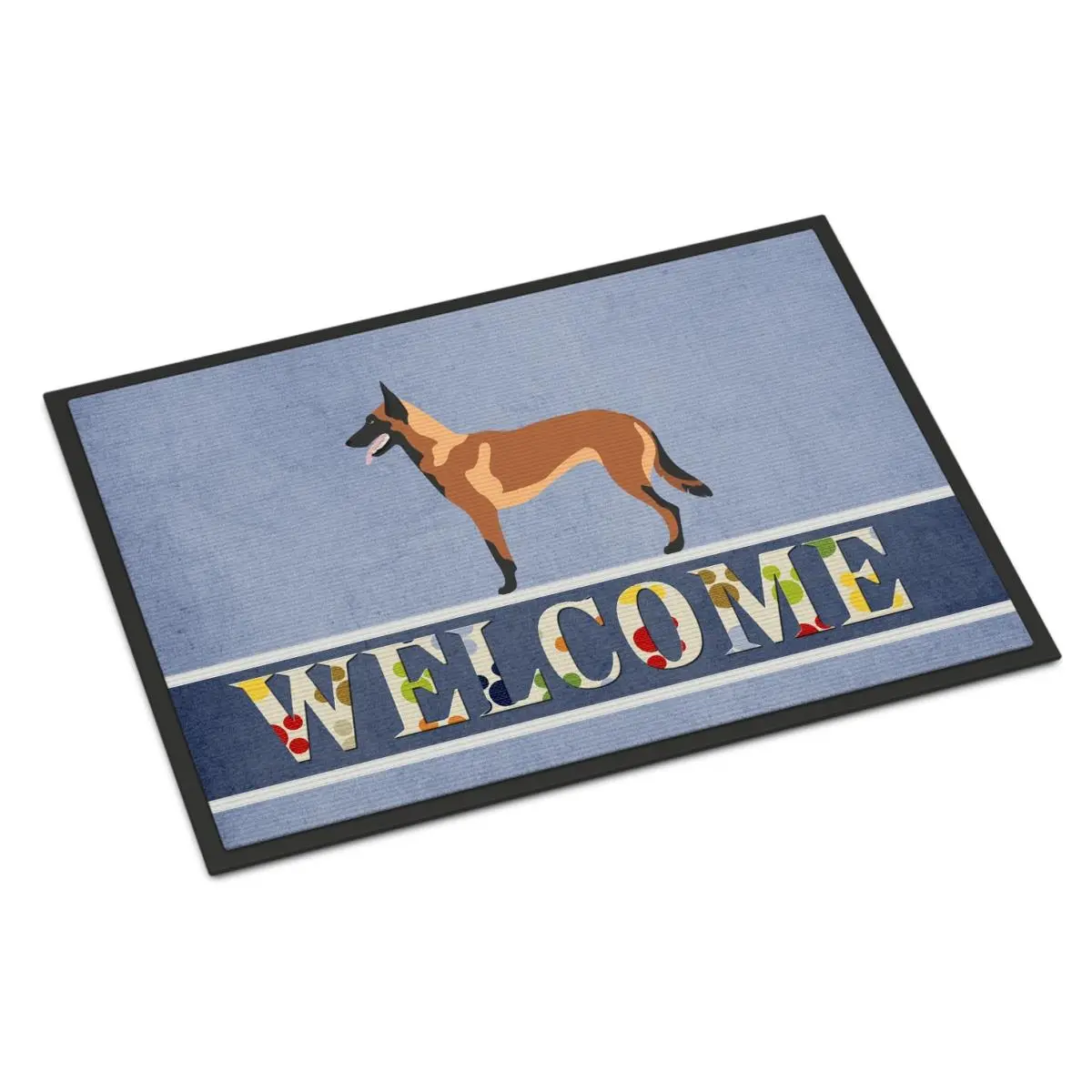 Carolines Treasures  Malinois Belgian Shepherd Indoor or Outdoor Mat - 18 x 27 in., Decorative Rug Mat, Durable Area Rugs, Dual Use Mat