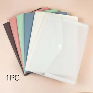 Minimalist PP File Envelope, Portable A4 Paper Organizer, Ideal for School, Office, Daily Use, Compact and Convenient Design