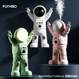 Astronaut Smart Scent Diffuser | Motion Sensor Rechargeable Aroma Nebulizer with Night Light, Spaceman Auto Fragrance Spray for Bedroom Office Desk Decor
