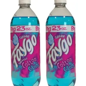 Faygo cotton candy soda pop pack soft drink  Beverage bottle drinks 2 pack