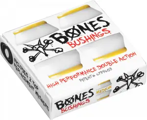 Bones Bushings Hardcore Medium (91A) White Bones Bushings Hardcore Medium (91A) White