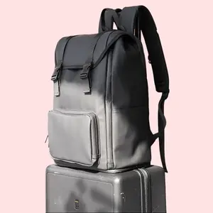 jusenda Unisex Premium Multi-Pocket Water-Repellent Outdoor Gym Backpack - Adjustable Straps, Shoe Compartment, Laptop Work Bag, Black, Mother's Day Gift