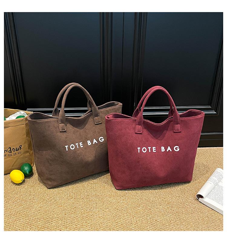 New Large Capacity Tote Bag for Women | Chic Minimalist Luxury Handbag | Trendy Commuter Work Bag | Versatile Everyday Shoulder & Top Handle Purse | Stylish Must-Have