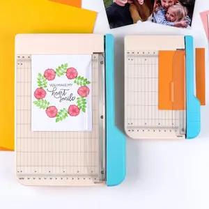 4.25" x 6" or 6.25" x 9" Guillotine Paper Trimmer,Guillotine Cutter for Paper Crafts Photos,Home Office Cutting and Measuring Tools For Crafter
