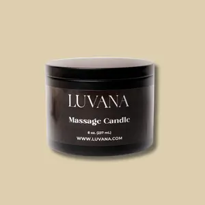Luvana Massage Candle Made in Puerto Rico | Soy Wax Massage Oil Candle
