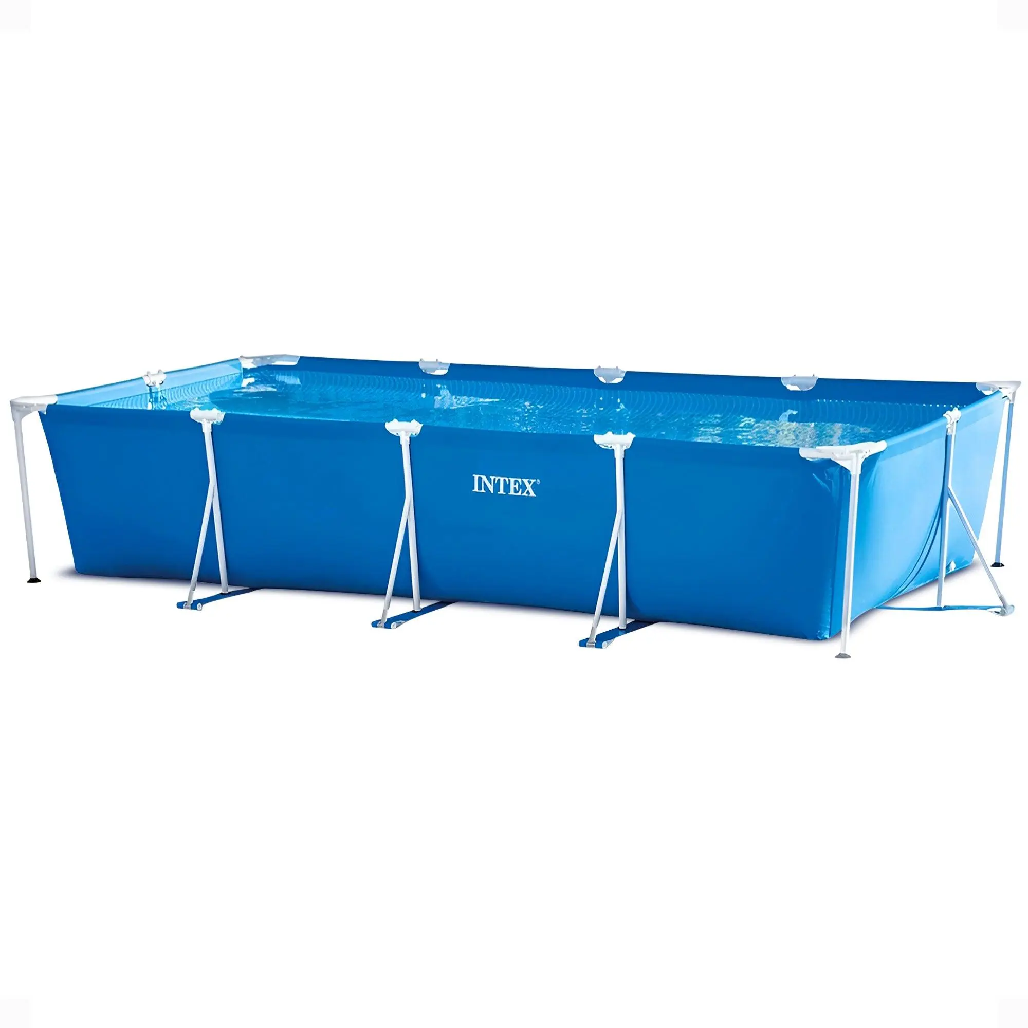 14.75' x 33" Rectangular Frame Above Ground Outdoor Backyard Swimming Pool