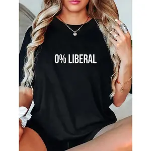 100% Cotton 0% Liberal Zero Percent Liberal t-shirt T-Shirt