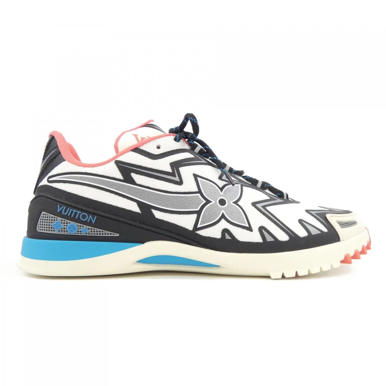 Pre-owned Louis Vuitton Rubber Small Leather Goods LV Sprint Line Sneakers
