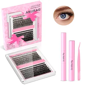 DIY Extension Sets and Clusters 9-17 mm | Bonding Seal and Makeup Remover  Makeup  Cosmetic  Extensions  Extension Salon  Clusters Brush Contour lashes eyelash，Christmas gifts, New Year gifts, Black Friday