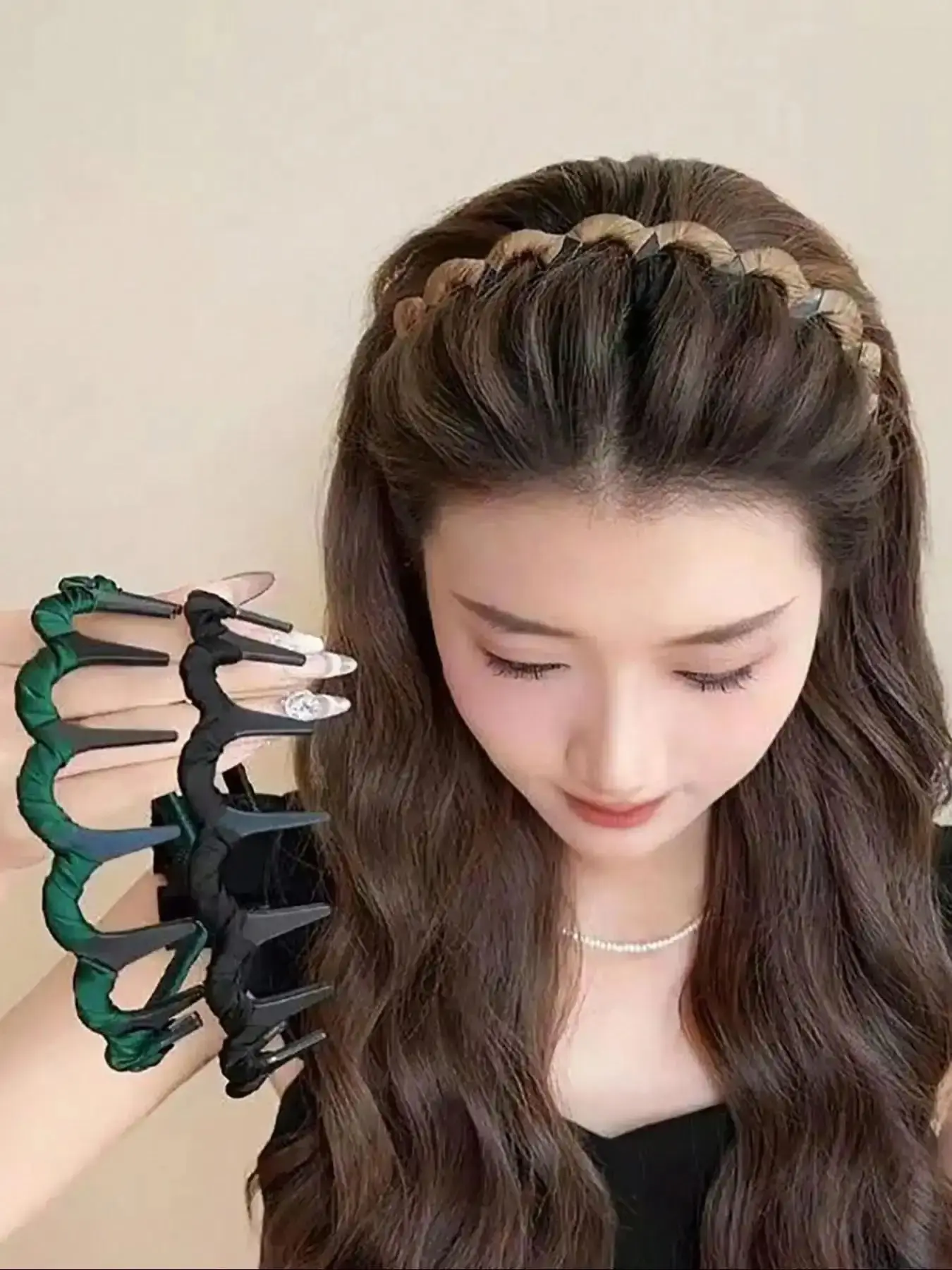 3pcs Women's High Crown Wave Headbands, Hairbands, Non-Slip Hair Clips for Stylish Hair Accessories, Zig Zag Hair Hoops for All Occasions, Knotted Headband, Headband Set, Fashion Hair Accessories, Zigzag Headband