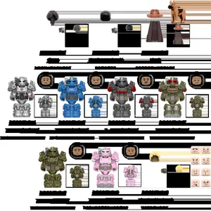 MY701 MY706 Hot game Bricks Collection Educational Mecha Brotherhood Building Blocks Model Christmas Gift Toys For Children