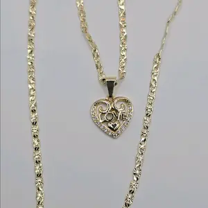 LOVE heart regular chain gold-plated 18"inches 24"inches available