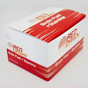 Red Dawn Sugar-Free Energy Drink - Brain Boost, Stamina Support - 12-Pack Health & Wellness Supplement Carton