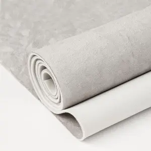Suede Auto Headliner Fabric 36" L x 60" W with  Backing - Grey Interior Replacement Material for //SUV/RV Roof, Tube Packaging -  Repair/DIY Headliner Material