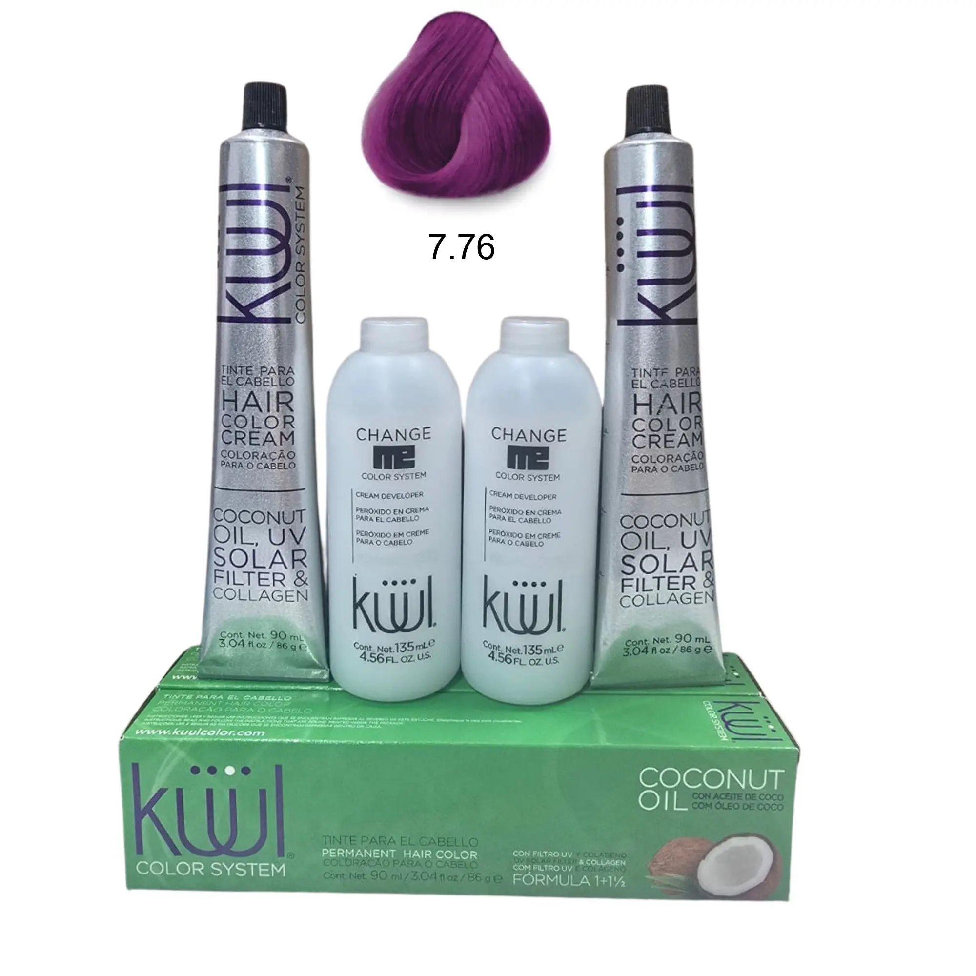 7.76 Violet Red Blonde/Rubio Violeta Rojizo