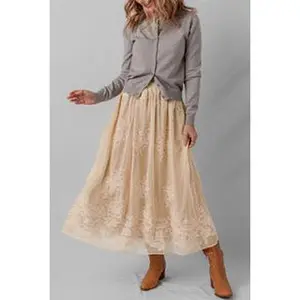 Barn Dance Skirt Oatmeal Cream