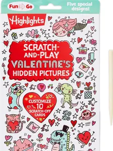 Scratch-and-Play Valentine's Hidden Pictures Interactive Valentines Day Fun with Scratch-Off Designs Hidden Pictures Puzzles and Cards for Kids to Create Share and Enjoy