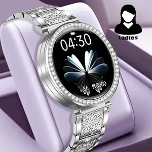 Ladies Fashionable Multifunctional Smart Watch 1.46-inch HD Screen BT Call, Smartwatch With Calls, Digital Watch Health Tracker Sport Modes Notification Reminder Voice Assistant Motion Trajectory Custom Photo Android And iOS Systems Luxury Women