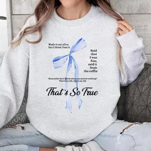 Thats So True Gracie Music 2025 Shirt, Gracie Abrams Sweatshirt/ Hoodie, Music Tour 2025 Shirt