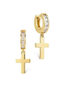 Hattie Pavé Cross Drops