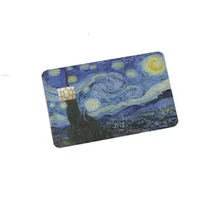 Van Gogh Starry Night Custom Credit Card Skin Sticker vinyl design