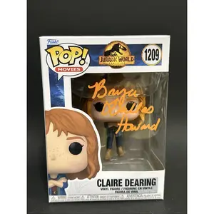BRYCE DALLAS HOWARD Signed JURASSIC PARK Funko Pop CLAIRE #1209 AUTO SWAU COA