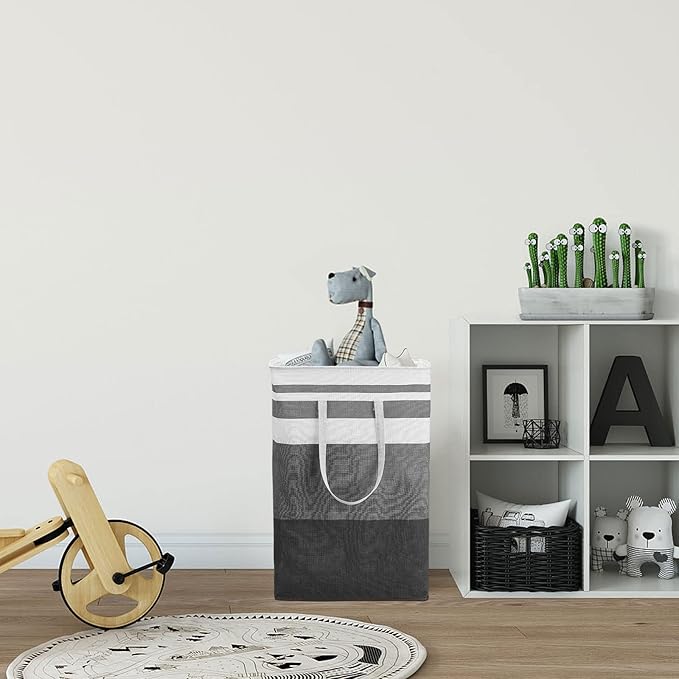 Foldable Clothes Hamper With Handles Large Capacity Clothes Hampers for Laundry Waterproof Laundry Basket Home Storage Organizers Laundry Hamper Laundry Bag for Clothes Towels Toys