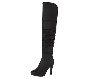Dream Pairs Over-The-Knee Chunky Heel Boots