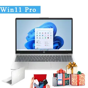 HP 15.6" Laptop | Intel i3-N305, Up to 32GB RAM + 512GB SSD | Win11 Pro for Student & Business,Bundle Accessory,Silver