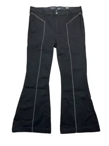 Jeans Flared By Torrid In Black Denim, Size:16