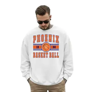 Phoenix Basketball Unisex Graphic Top Design Tshirt 100% Cotton Home Town Design S-5XL Machine Washable Great Gifts Festive Outfits