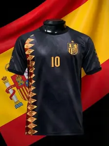 Premium Starboy LY#10 Spain Soccer Jersey, Unisex Soccer Jersey For Couple Matching, Vintage Streetwear Soccer Jersey, Perfect Gifts, Sports Top, Gym Athletic Clothes