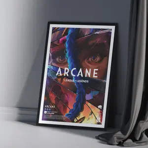Arcane Game Poster, Arcane League Of Legends Prints Gamers Posters (NO FRAME)