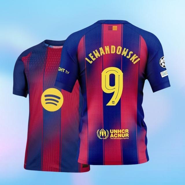 Barcelona's short-sleeved football shirt for the 2025/2026 season, in red and blue, is now available for purchase.