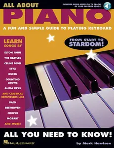 USED-All about Piano: A Fun and Simple Guide to Playing Keyboard [With CD] by Harrison, Mark (Paperback)