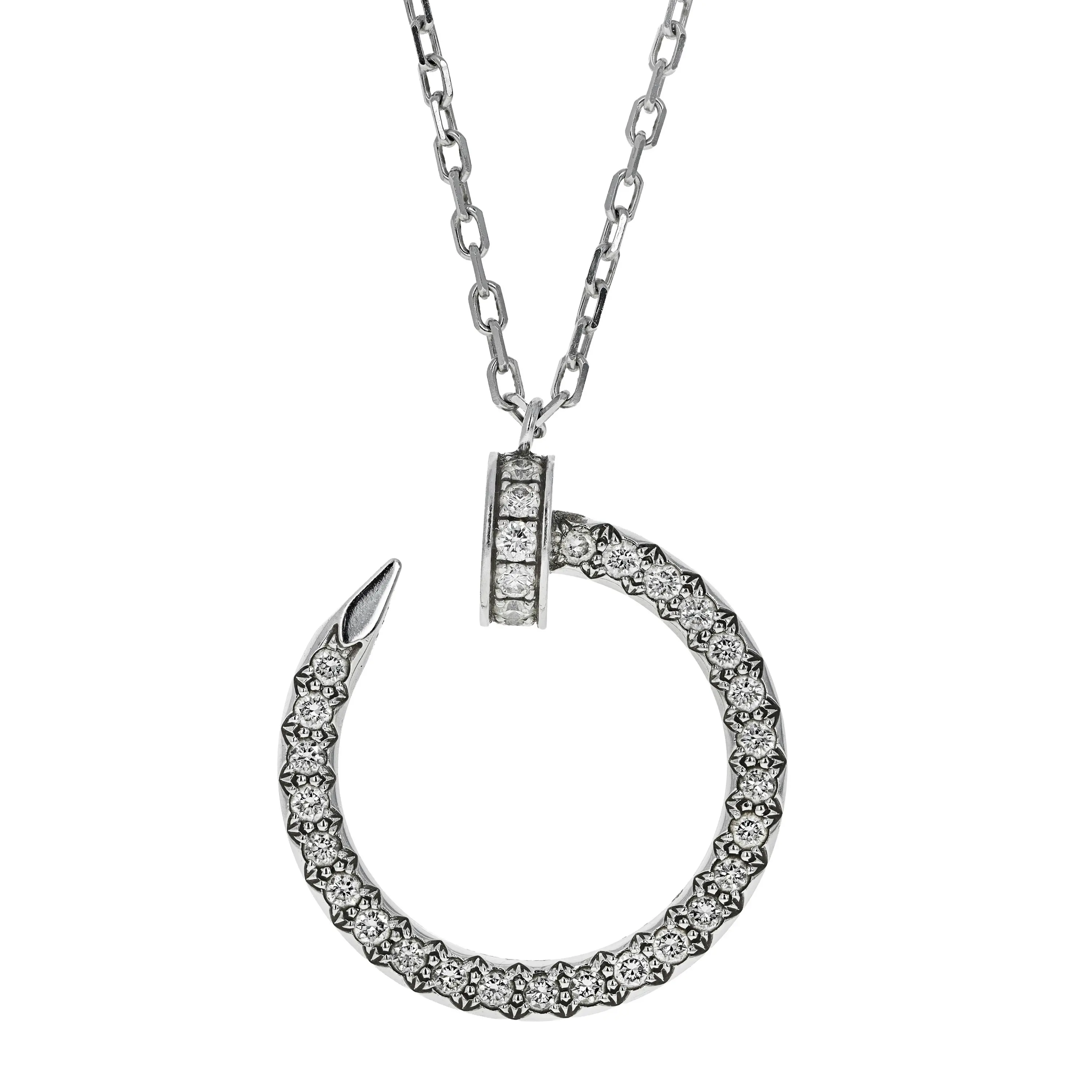 Pre-owned Cartier Juste un Clou Diamond Pendant