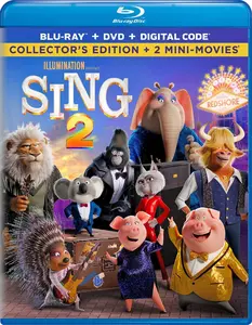 Sing 2  [BLU-RAY MOVIE] With DVD,