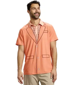Men's Dumb Orange Tuxedo Pickleball Shirt