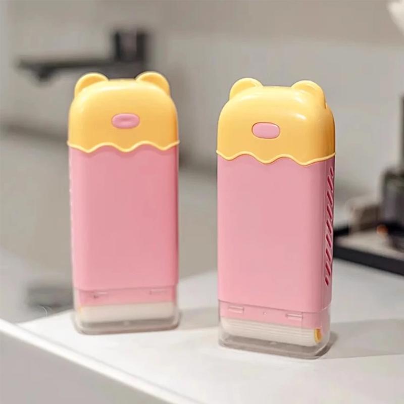 2-in-1 Lathering Soap Holder with Roller & Soap Saver Case – Multi-Use Foaming Soap Box for Laundry Stain Remover, Hand Washing & Shower – Portable & Refillable Bathroom Travel Tool