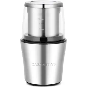 CASABREWS KWG130 Electric Coffee Grinder for Coffee Beans and Spices, Stainless Steel Blade Grinder CASABREWS KWG130 Electric Coffee Grinder for Coffee Beans and Spices, Stainless Steel Blade Grinder