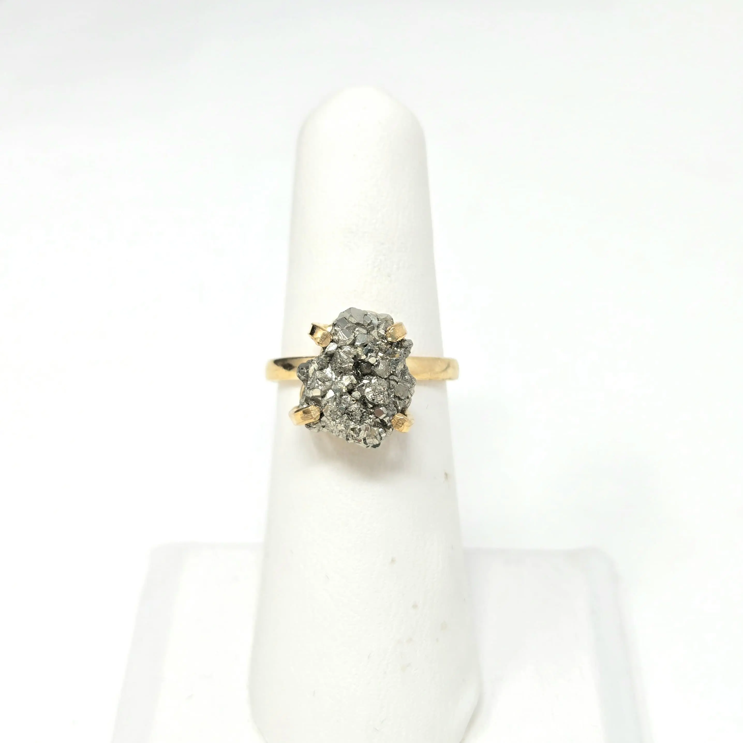 Pyrite Simple Band Ring