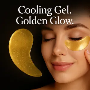 Aavini Collagen Revitalizing Gold Eye Mask (6g x 20 Pairs) – Brightening, Anti-Dark Circles & Hydrating Eye Treatment