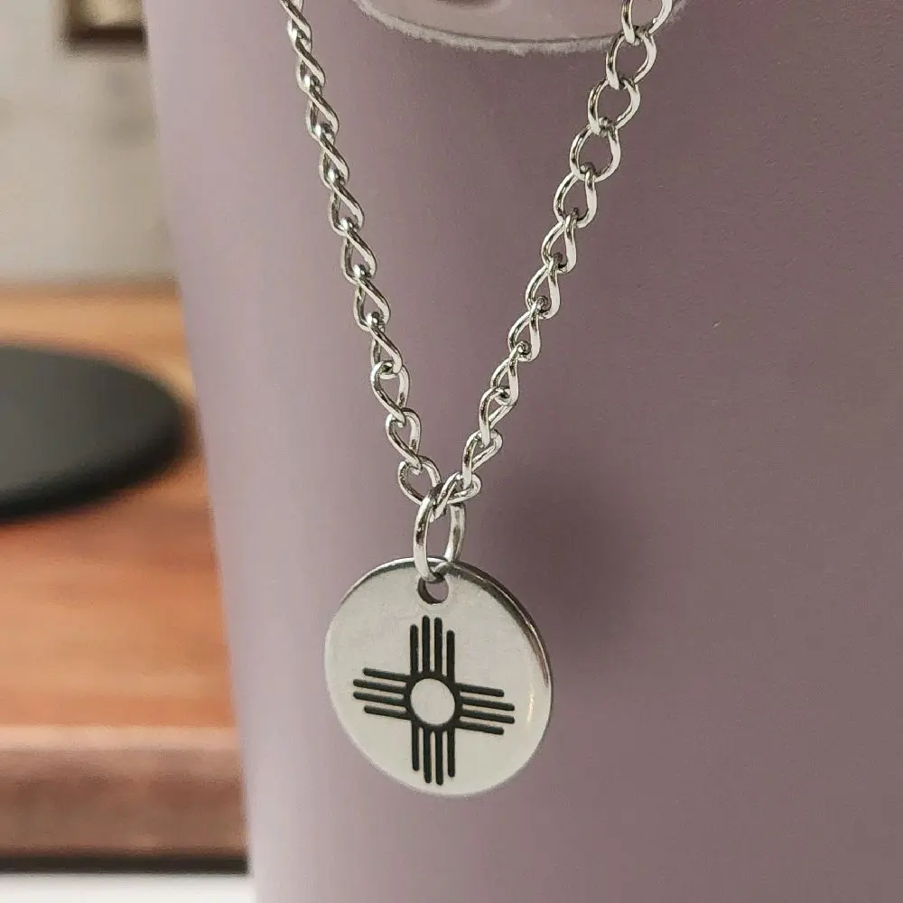 Zia Symbol charm for tumblers